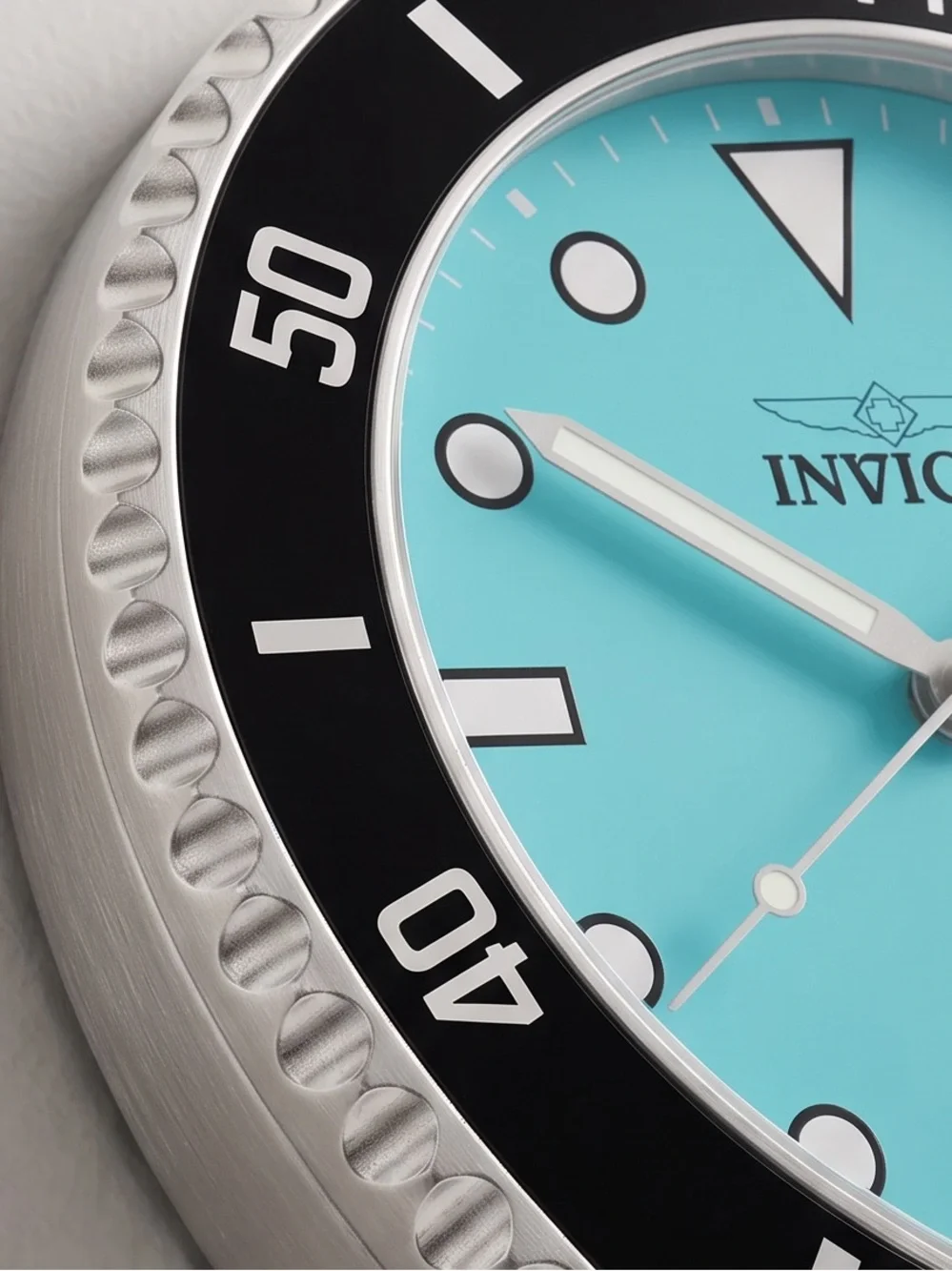 Invicta Tiffany Blue and Black Pro Diver Wall Clock